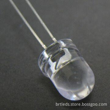 10mm Round Super Red Emitting LED Lamp with Water Clear Lens Appearance and 640nm Wavelength